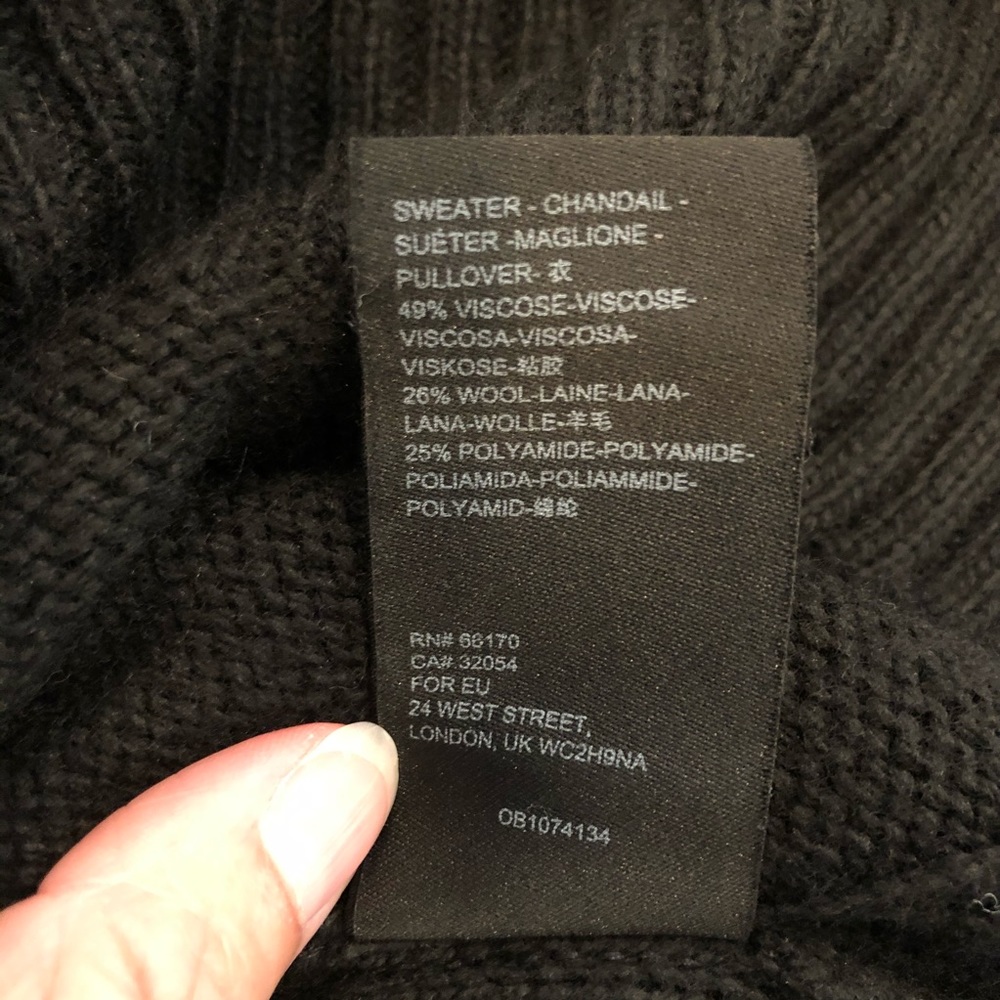 Anthropologie Blair Turtleneck Sweater, Black - Picture 6 of 7